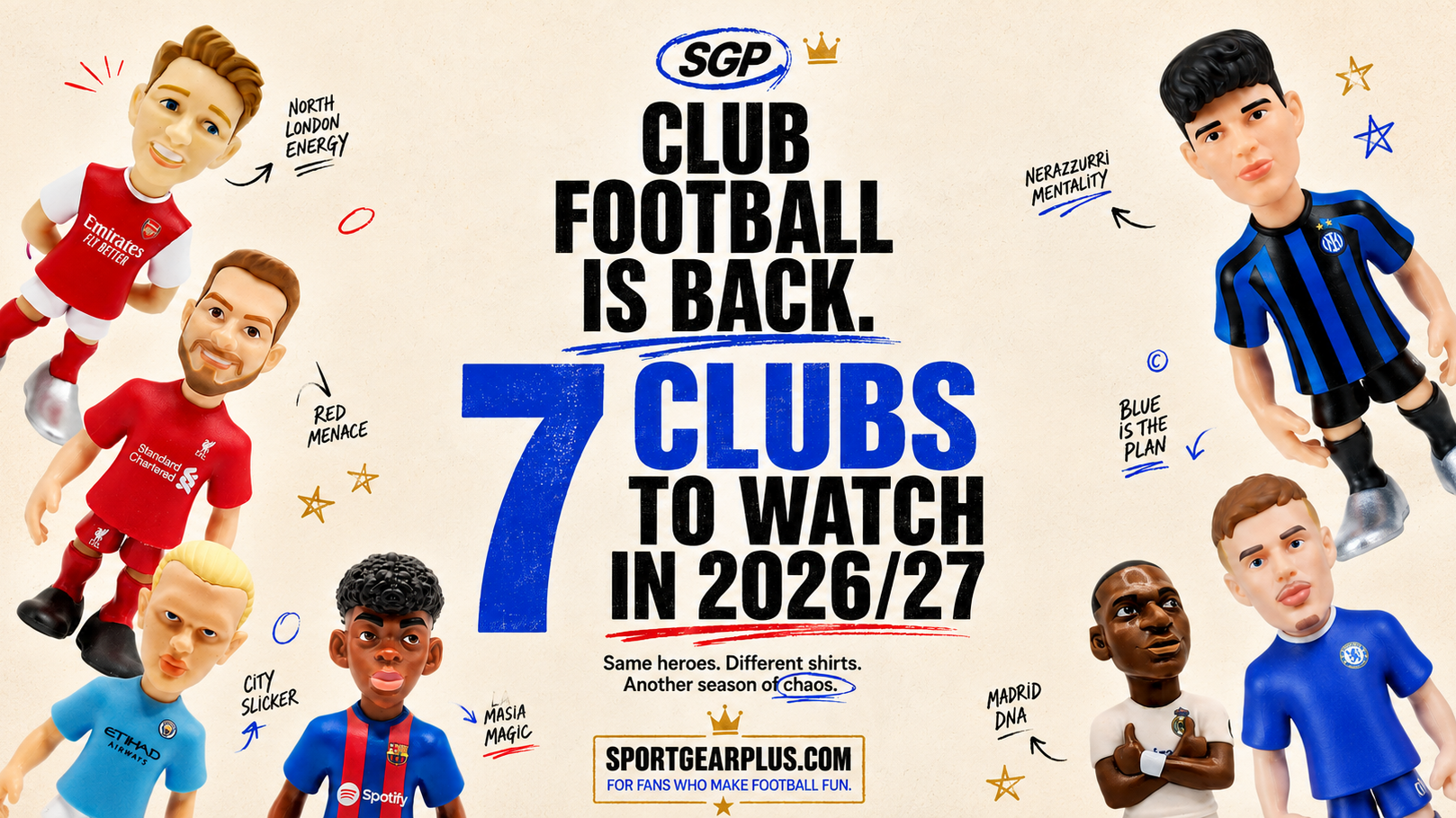 7 Football Clubs to Watch in 2026/27 — And the Players Every Fan Should Know