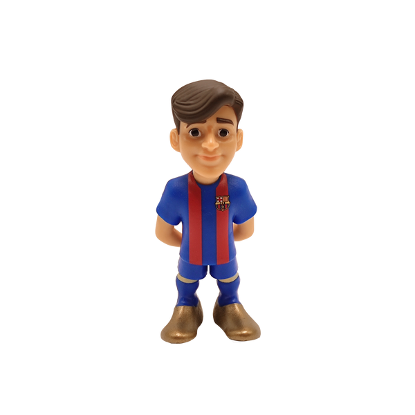 Minix Barcelona official 5-pack 7cm football figurines featuring Lewandowski, Gavi, Pedri, Ter Stegen and more