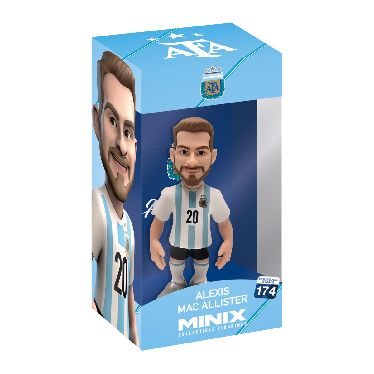Minix Argentina 12cm collectible figurines of Argentina national football team stars including Messi and Maradona