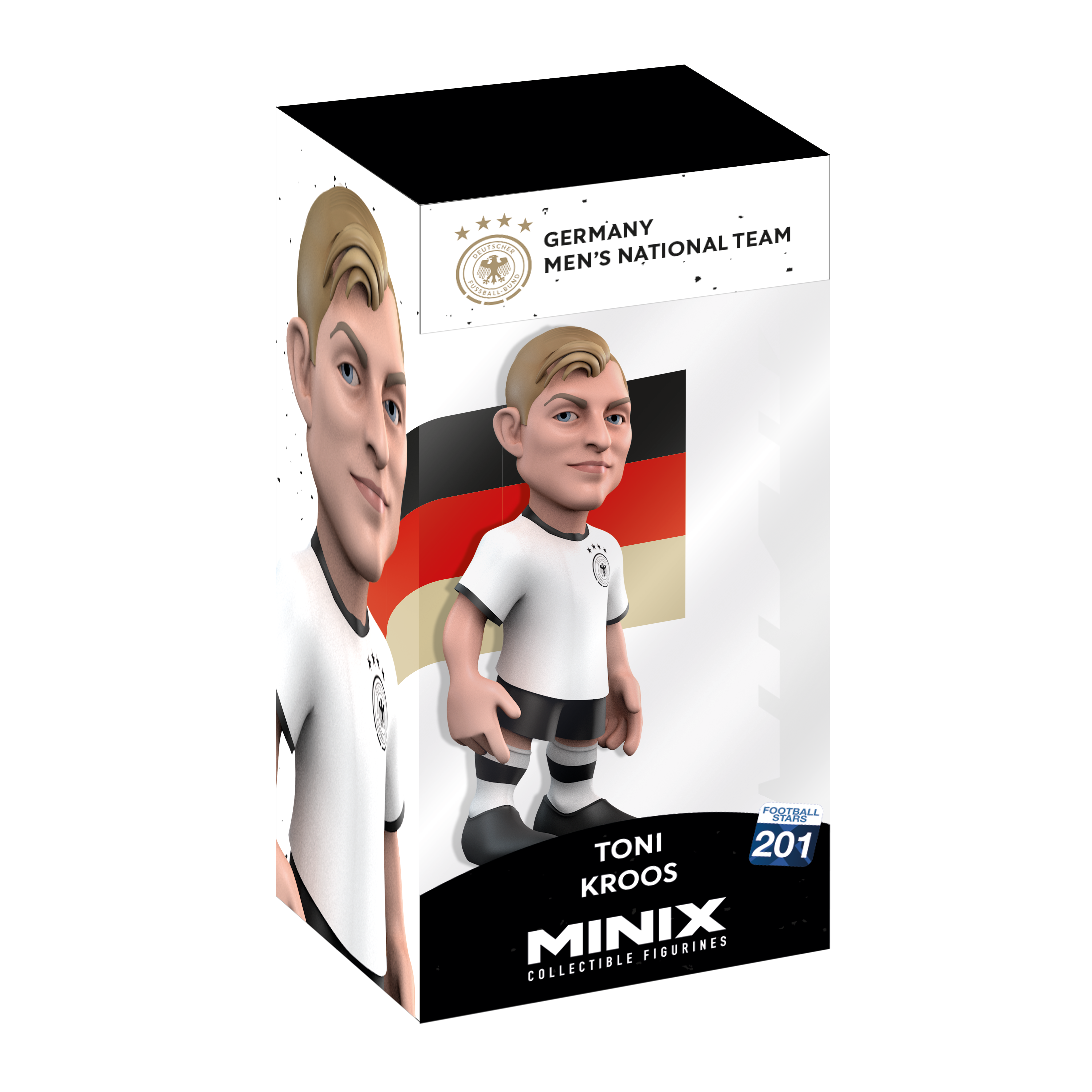12cm Minix collectible figurine of Toni Kroos in official Germany National Team kit with detailed sculpt and branded packaging