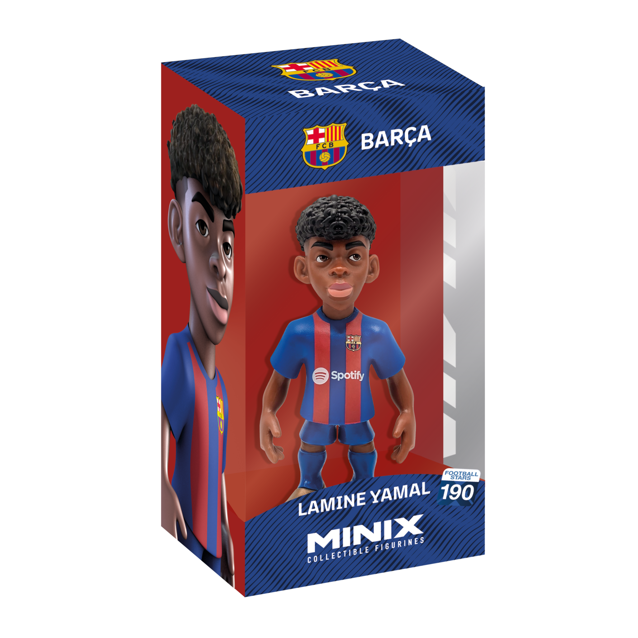 Minix Barcelona official licensed FC Barcelona football player figurines collectible display pieces