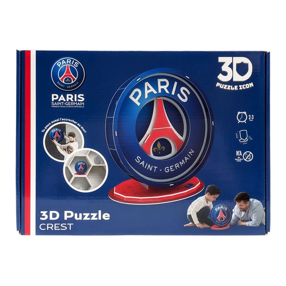 3D puzzle of official football club logo featuring detailed soccer team crest design