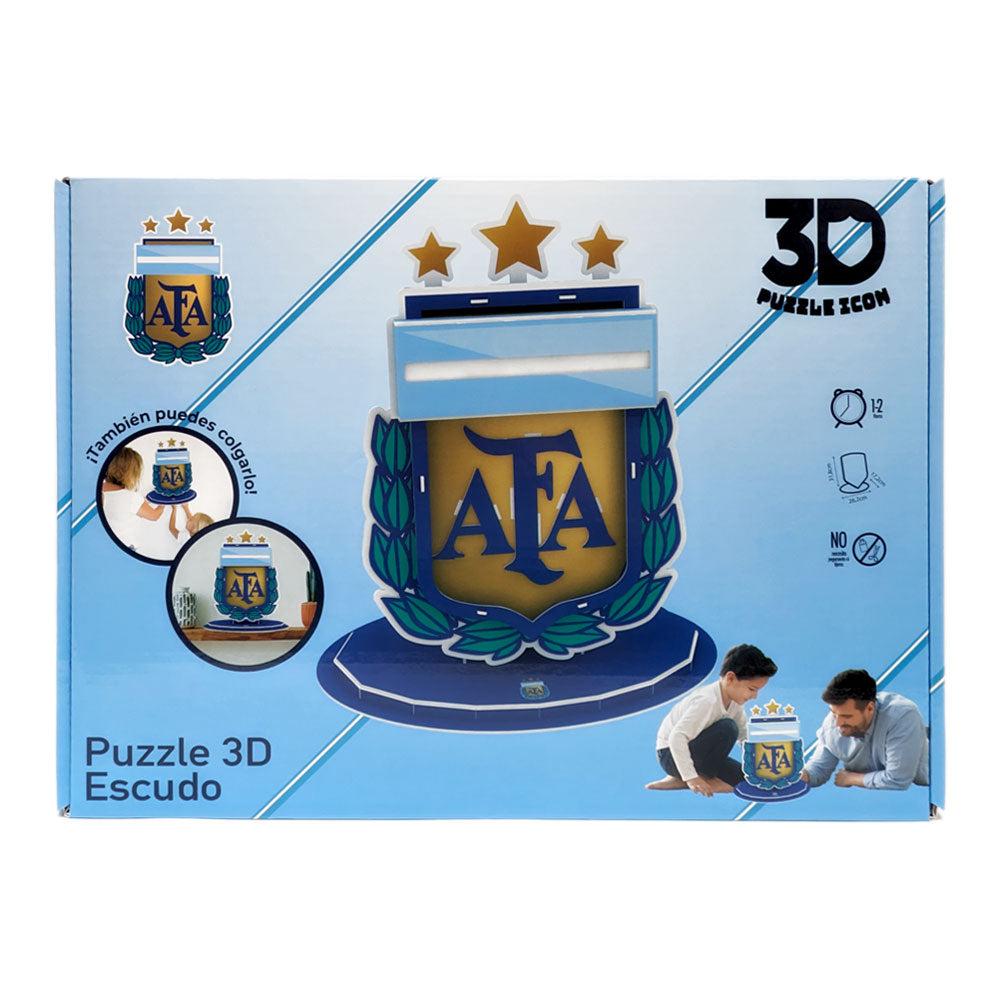 Official 3D Soccer Club Logo Puzzle featuring AFA crest with stars, interactive and decorative soccer fan game