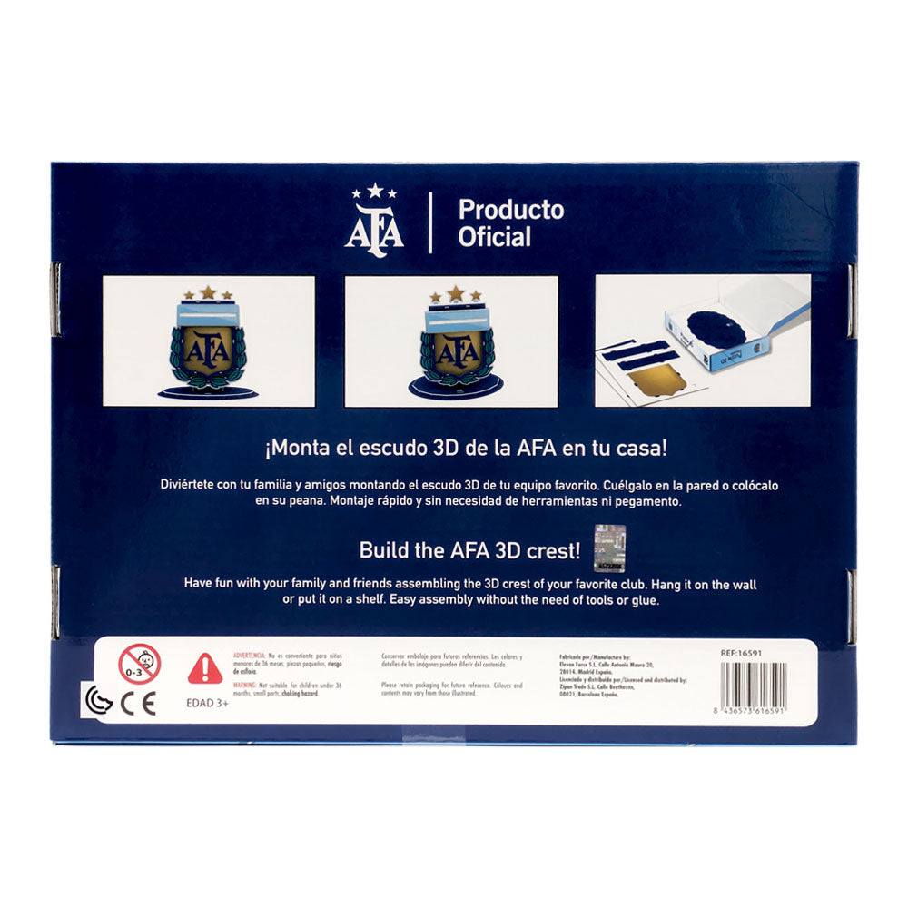 Official 3D Soccer Club Logo Puzzle featuring the AFA crest with sturdy pieces for easy assembly and display.