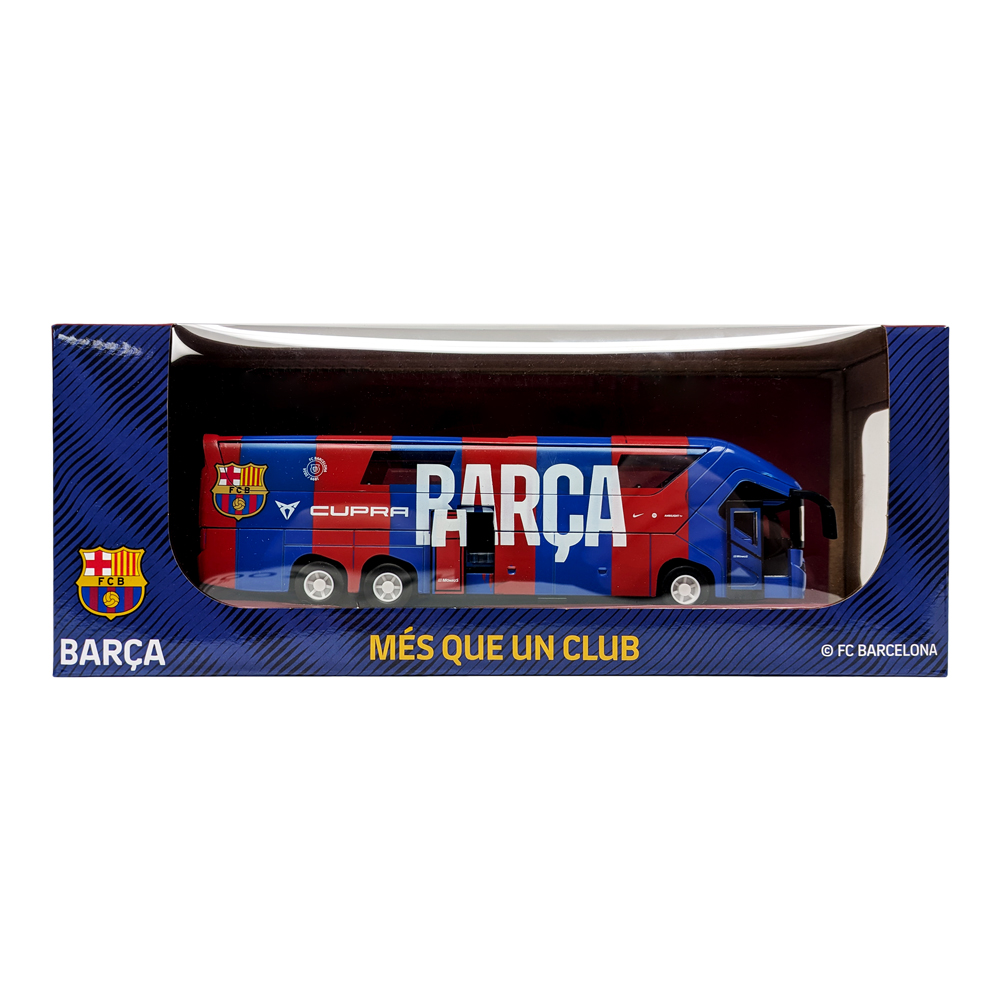 Official Soccer Mini Bus Toy collectible replica with authentic team branding and detailed design