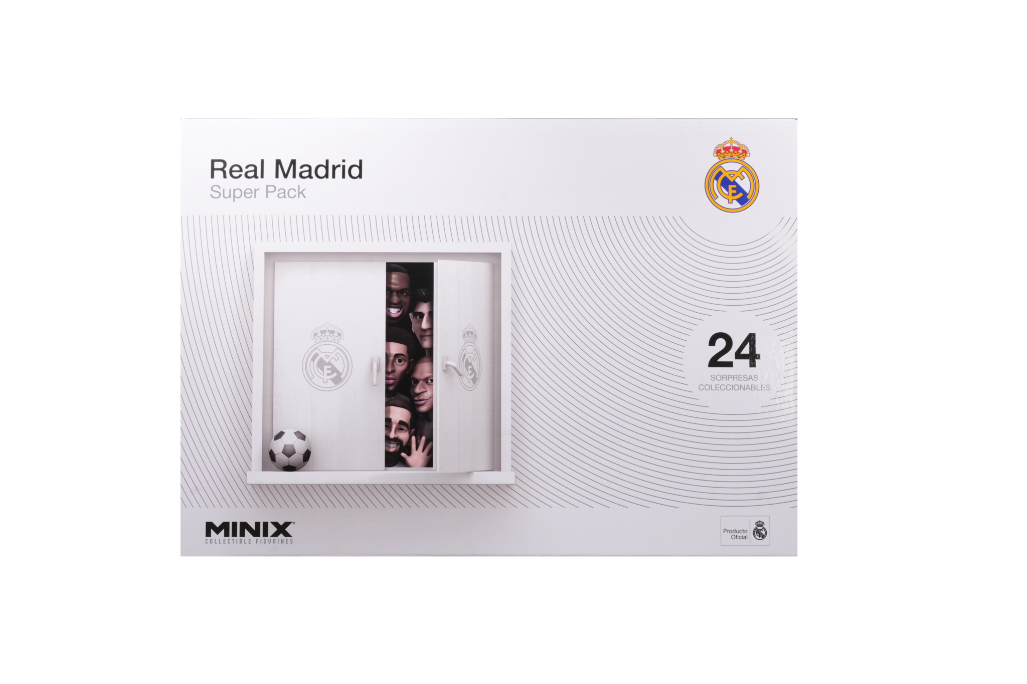 Minix Real Madrid soccer Advent Calendar with 24 football-themed surprises to build a tabletop soccer game