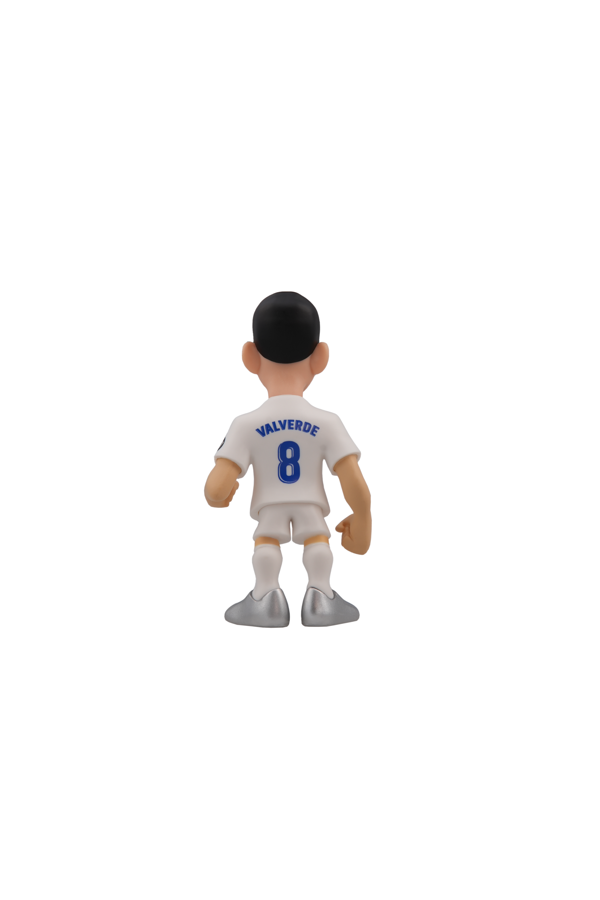 Minix Real Madrid 12cm collectible football figurine of player Valverde in official white kit