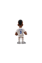 Minix Real Madrid collectible figurine of football player E. Militão in white kit, 12cm tall, officially licensed.