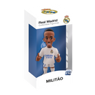 Minix Real Madrid collectible figurine of Militao in official club kit, 12cm tall, in display box
