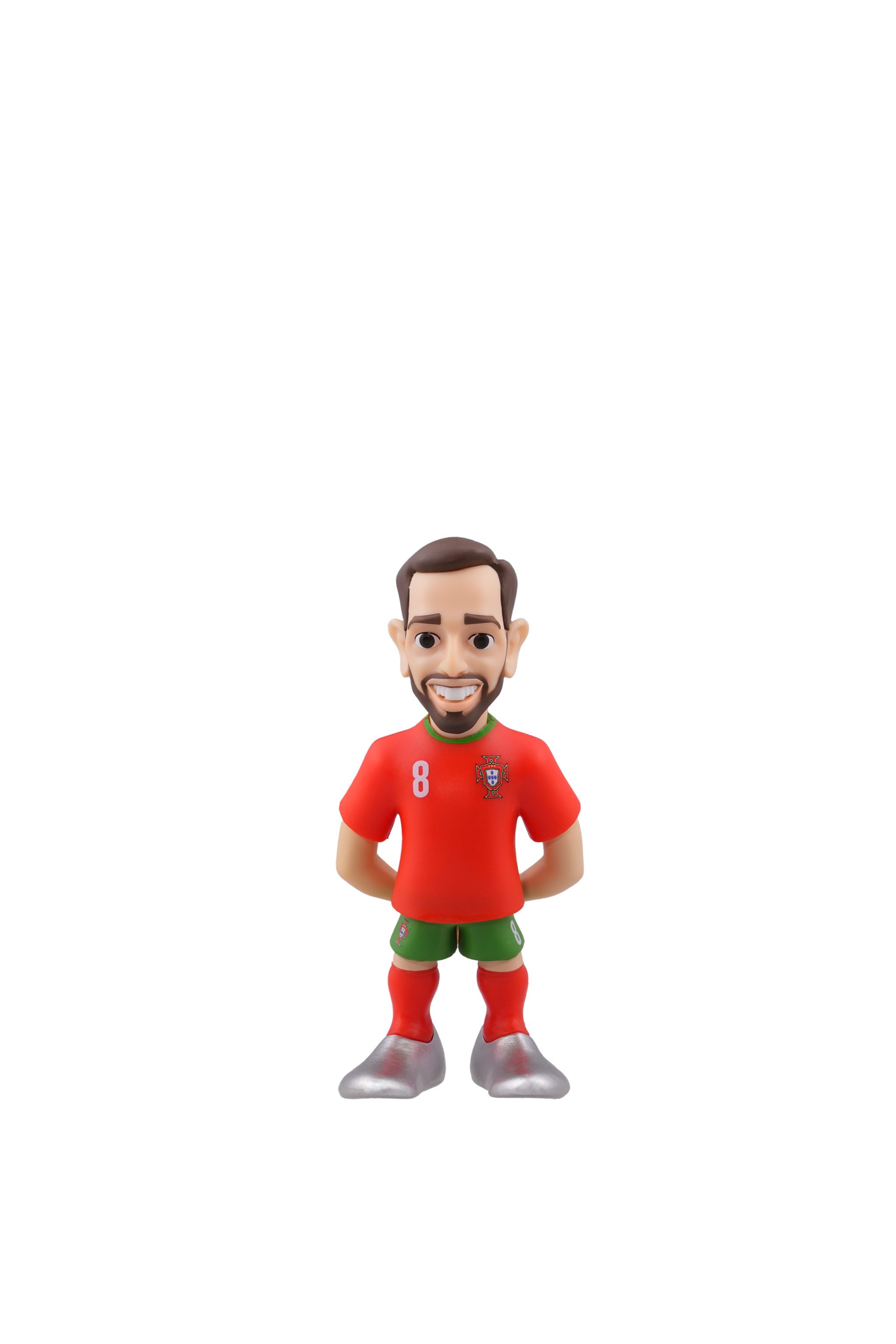 Minix Portugal 12cm collectible figurine in official red and green kit with number 8 jersey