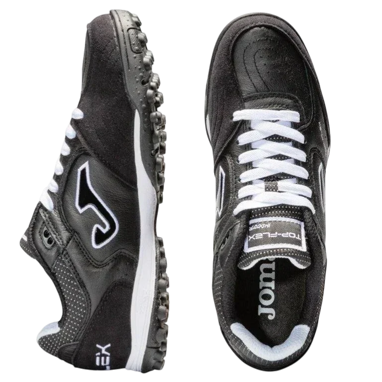 Joma Top Flex turf soccer shoe in full-grain leather for flexible, durable indoor and turf play