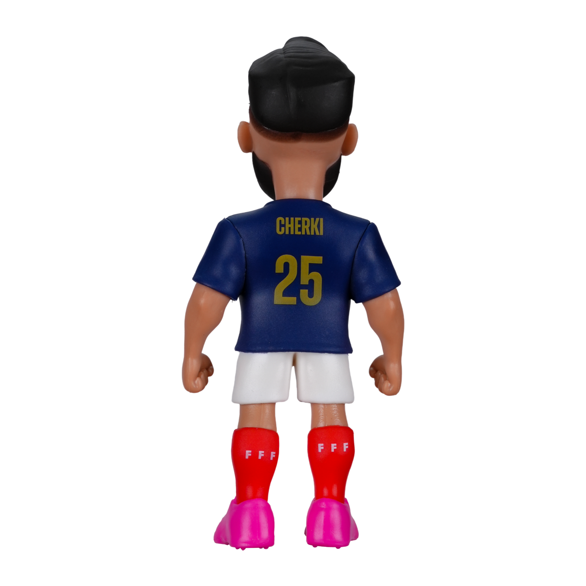 Minix Rayan Cherki 12cm collectible figurine in France national team kit with detailed sculpt and paint