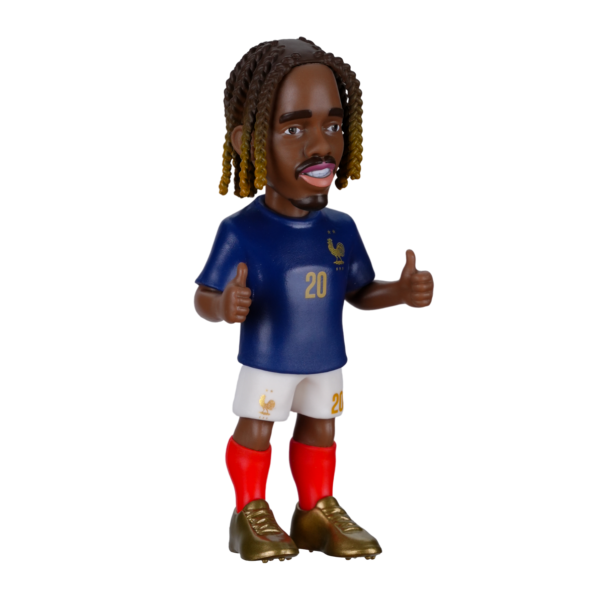 Minix France 5-Pack featuring Mbappé, Dembélé, Barcola, Doué, and Cherki collectible football figurines