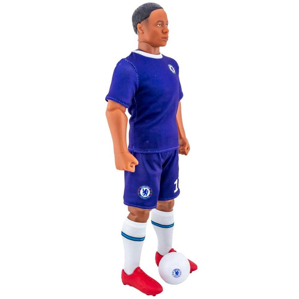 Sockers officially licensed 30cm Raheem Sterling blue figurine with poseable joints and fabric kit
