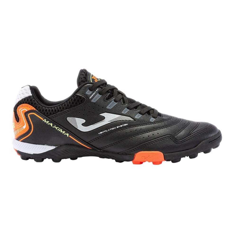 Joma Maxima Men's turf soccer shoes with lightweight breathable synthetic upper and high-traction rubber outsole for artificial grass