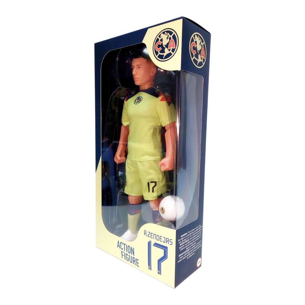 Gabriel Jesus Sockers officially licensed soccer figurine 30cm tall with personalized team ball and fabric kit