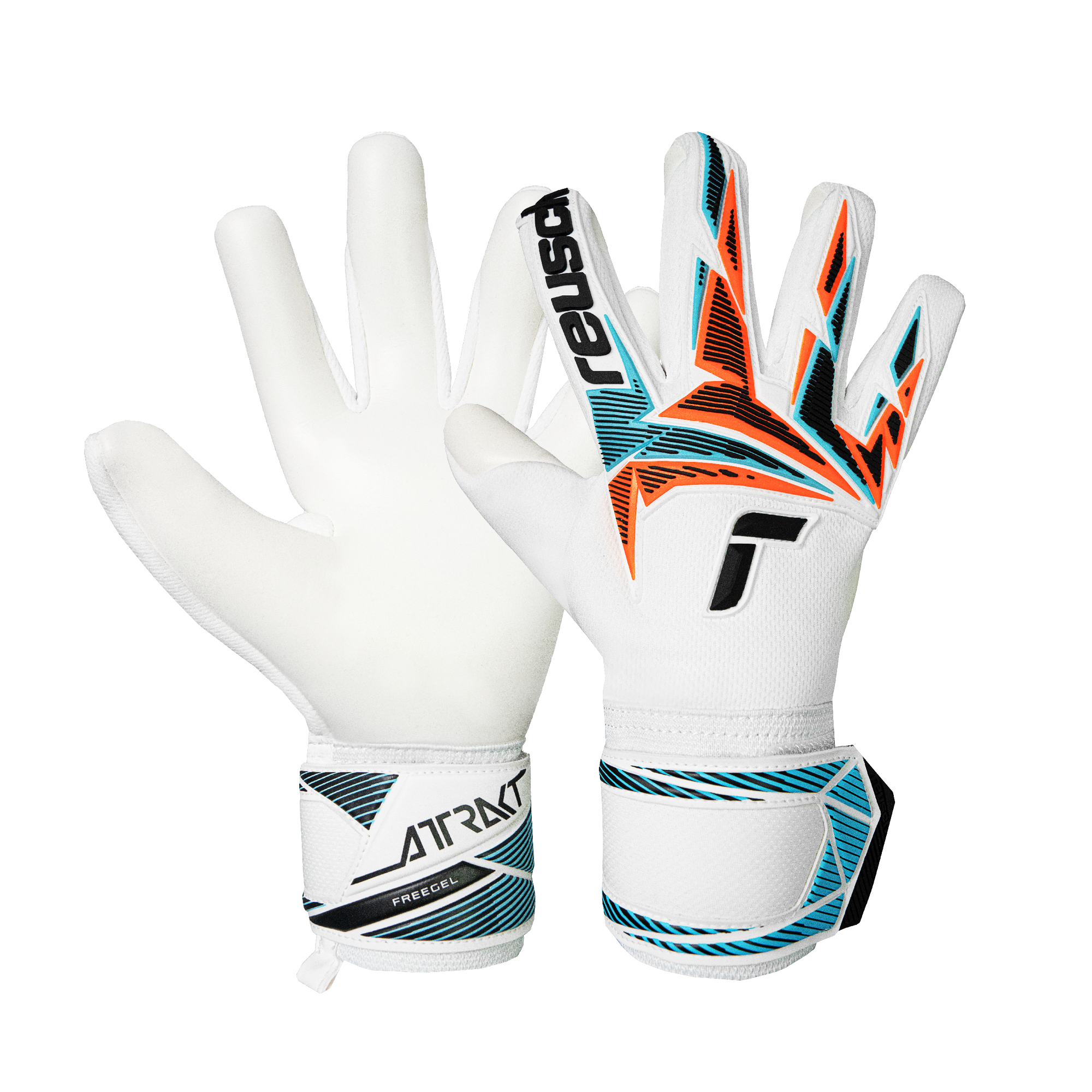 Reusch Attrakt Freegel Advance goalkeeper gloves with Grip Advance latex and SGP exclusive colorway