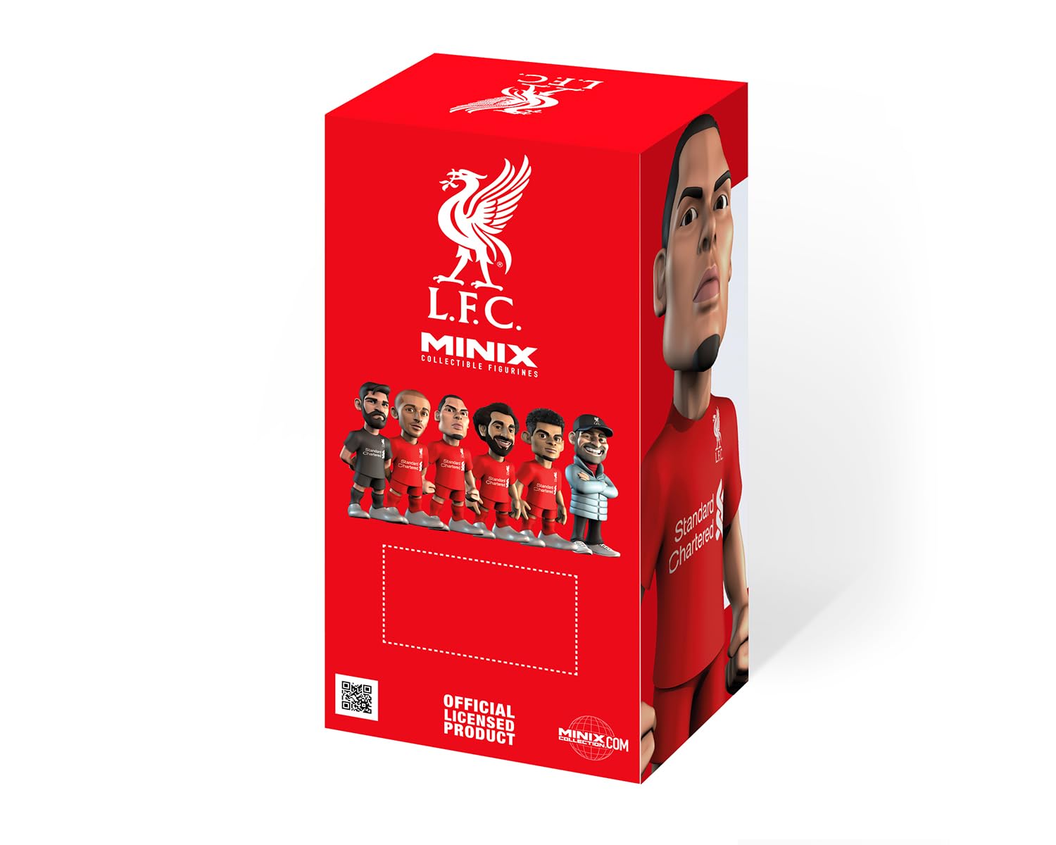 MINIX COLLECTIBLE FIGURINES Virgil Van Dijk Liverpool FC red 12cm soccer collectible figurine