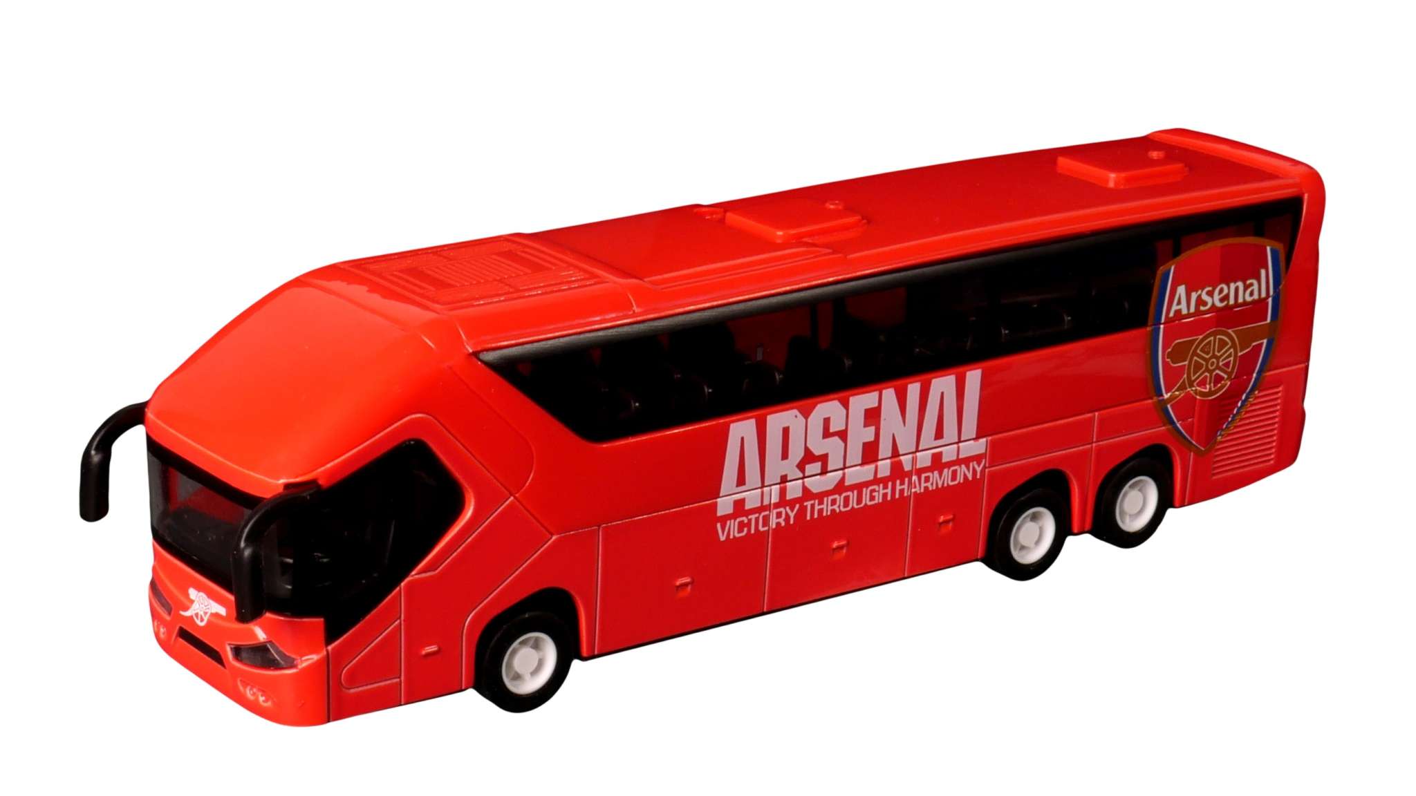Official soccer miniature team bus collectible toy model for fans and collectors