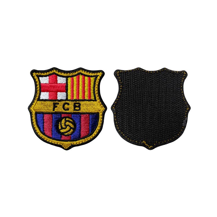 Barcelona Cap One8th Strike Trucker Hat interchangeable front patch with team crest design