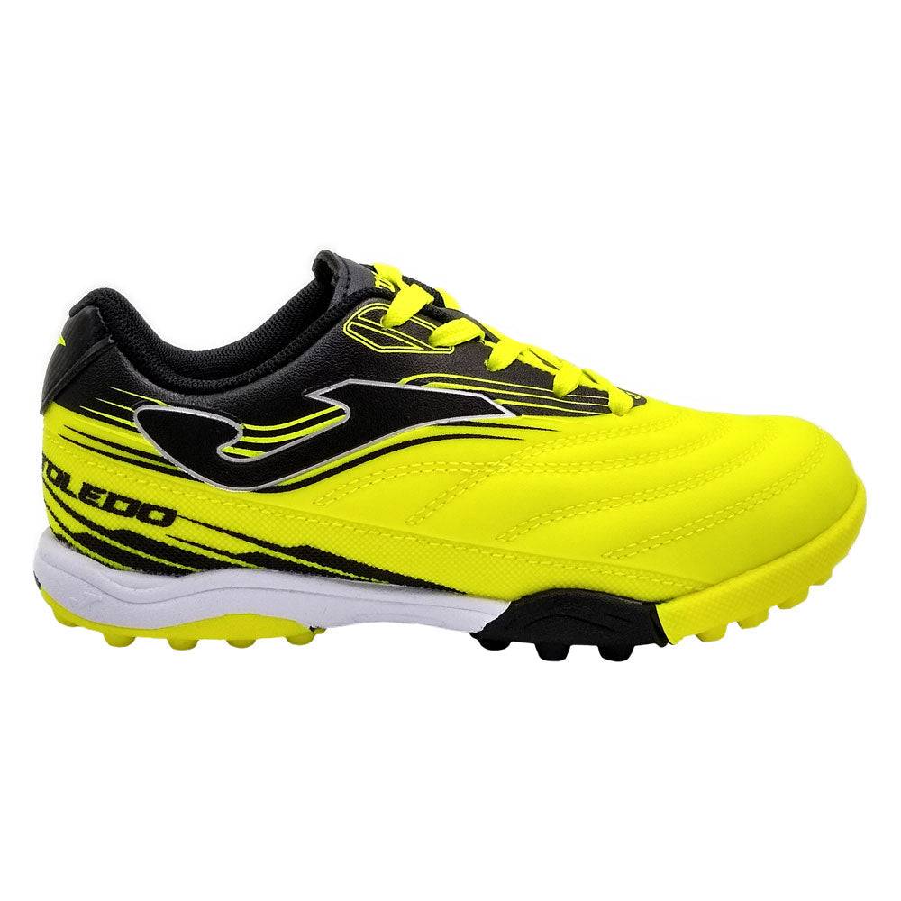 Joma Toledo Junior Kids Turf Soccer Shoes - Star Player Edition, vibrant design for enhanced play.