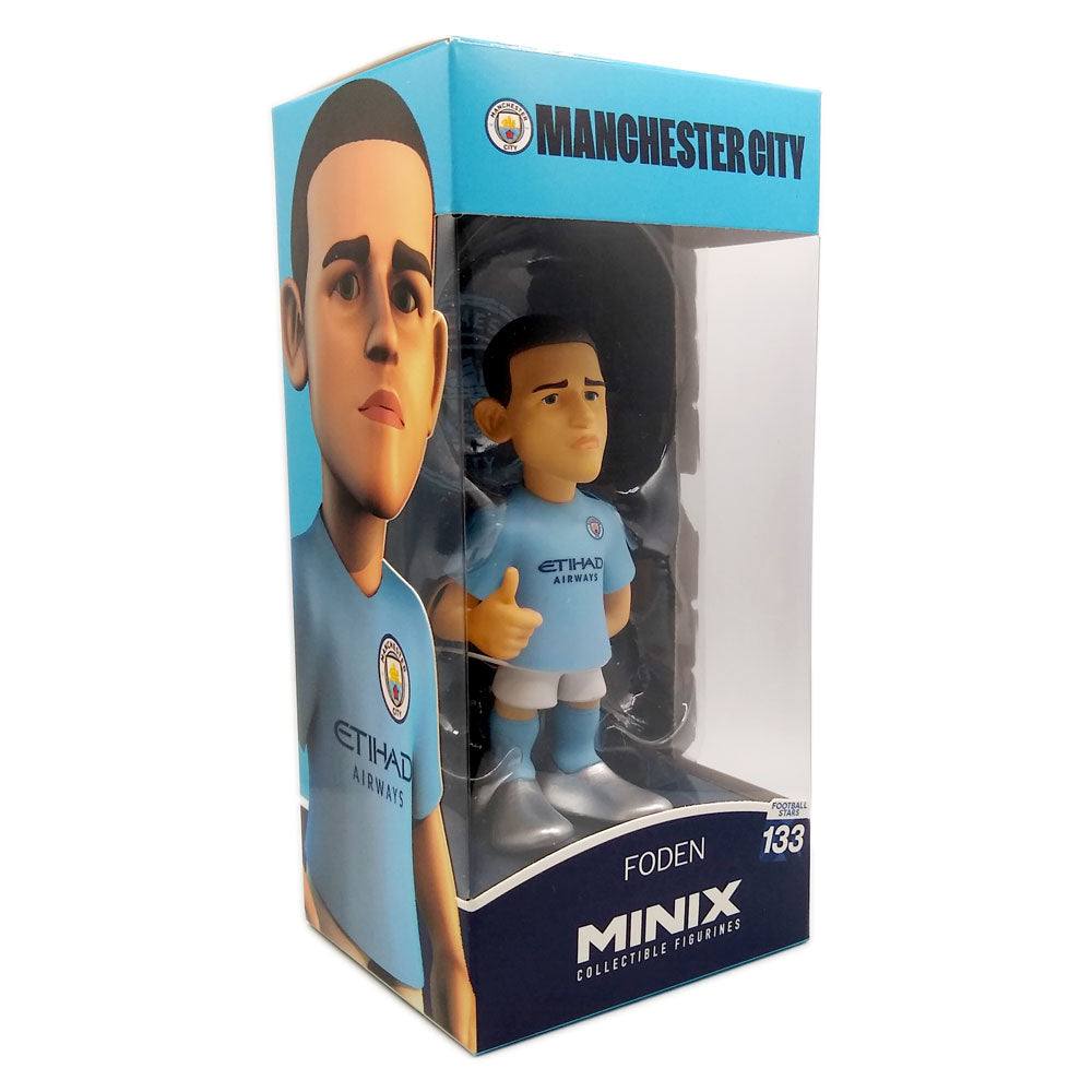 Minix Manchester City FC figurines showcasing official collectible player models in club kits