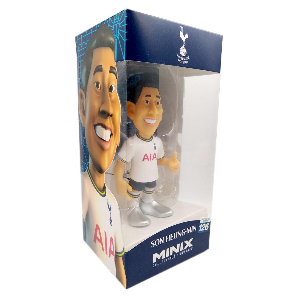 Minix Tottenham Hotspur FC Son Heung-Min official collectible figurine in Spurs kit, 12cm Premier League football star model in display box