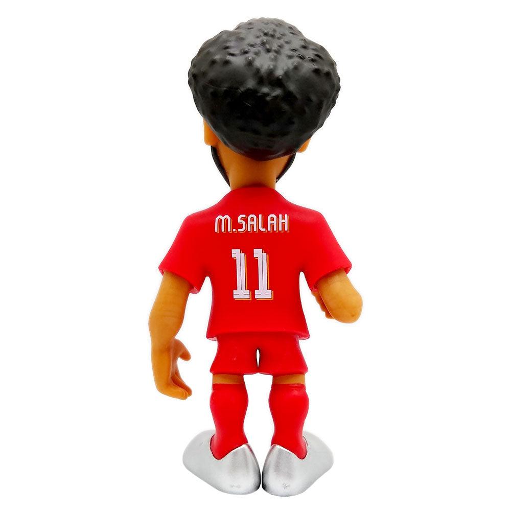 Minix Liverpool 12cm official football figurines of Liverpool FC stars Mohamed Salah and Virgil van Dijk in authentic club kits