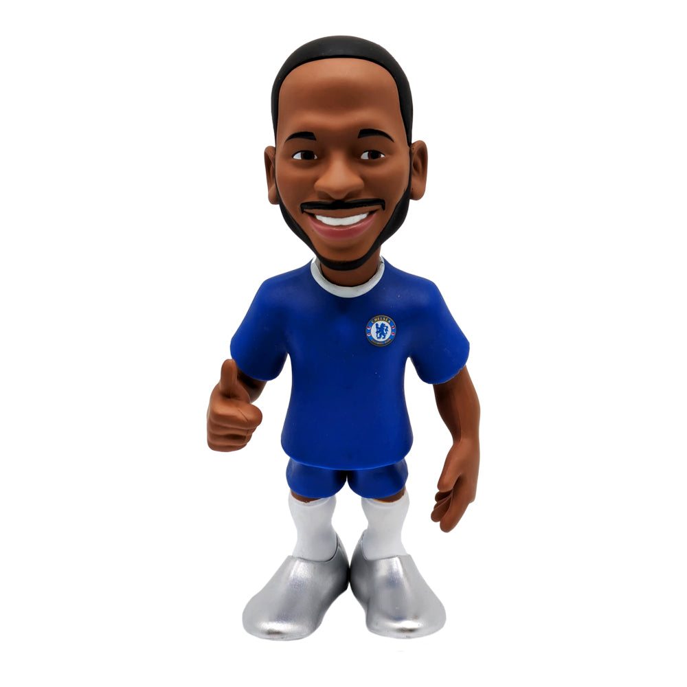 Minix Chelsea 12cm collectible football star figure in blue kit giving thumbs up