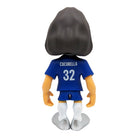 Minix Chelsea FC collectible figure of Cucurella in blue kit, 12cm tall.
