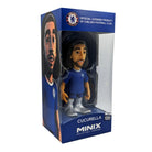 Minix Chelsea FC 12cm collectible figurine of Cucurella in official blue kit, boxed and licensed Chelsea FC merchandise