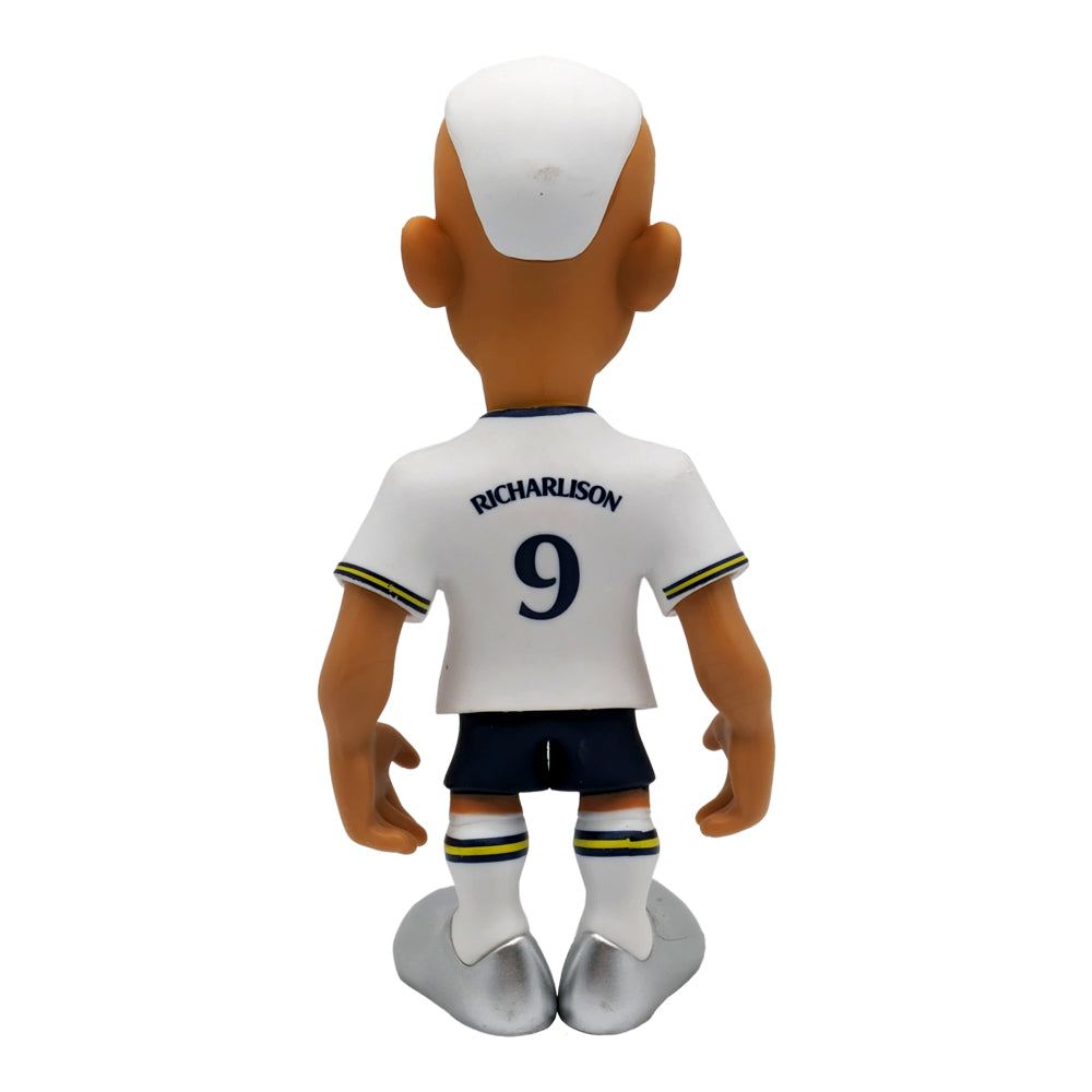 Minix Tottenham Hotspur FC collectible figurine of player Richarlison in official Spurs kit from the back view.