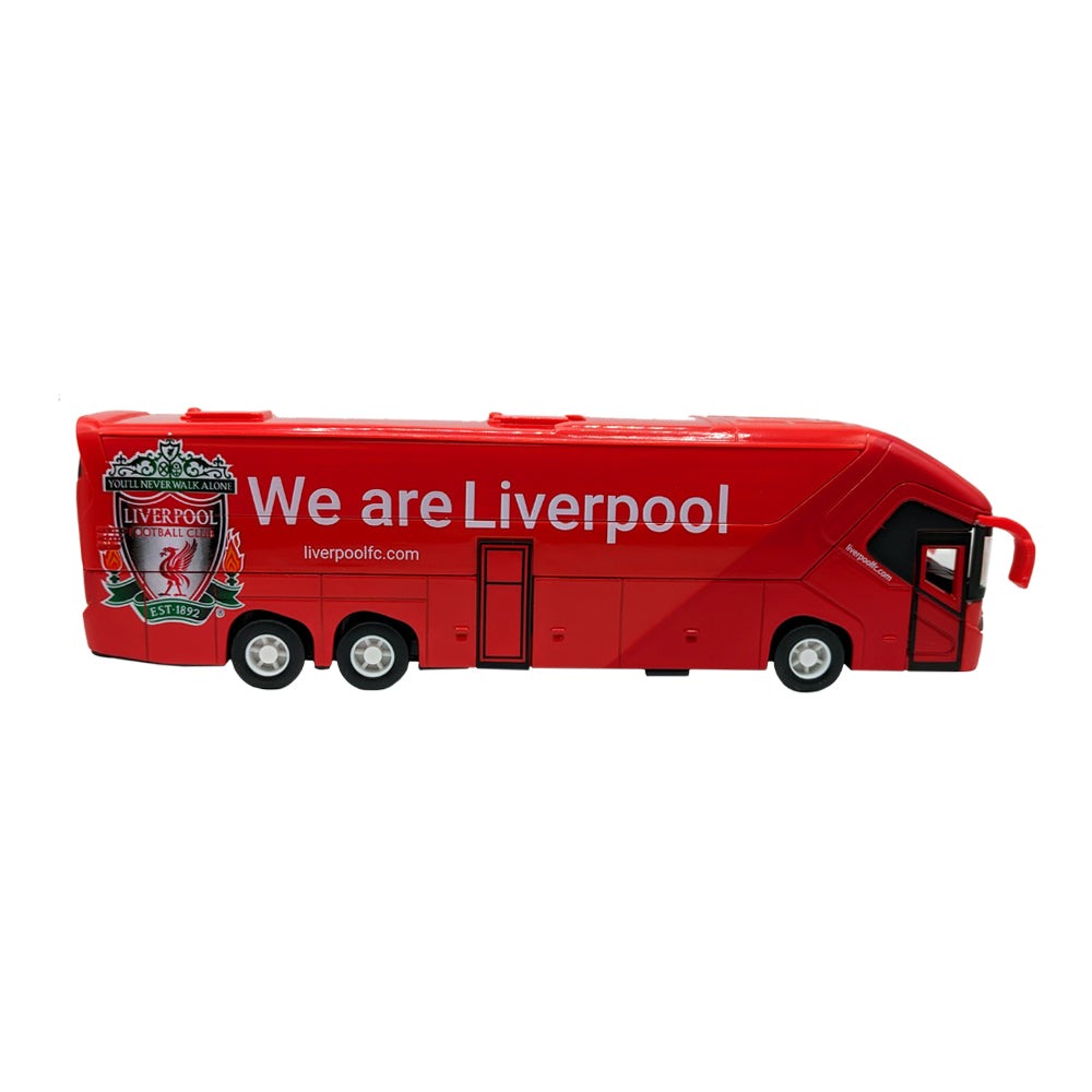 Official Soccer Mini Bus Toy collectible replica with authentic team branding and detailed design