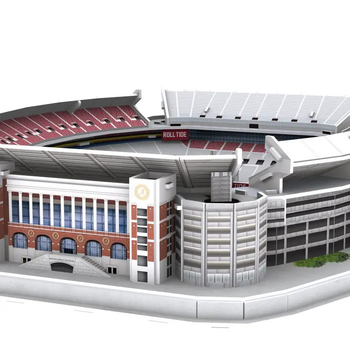Bryant-Denny Stadium 3D puzzle detailed exterior facade