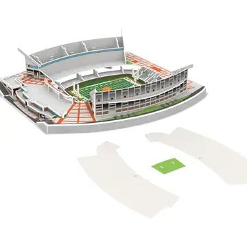 Clemson Tigers Memorial Stadium 3D puzzle rear three-quarter angle