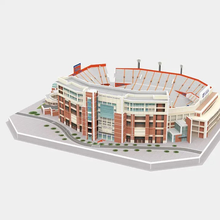Florida Gators Ben Hill Griffin Stadium 3D Puzzle detailed 92-piece stadium replica in team colors
