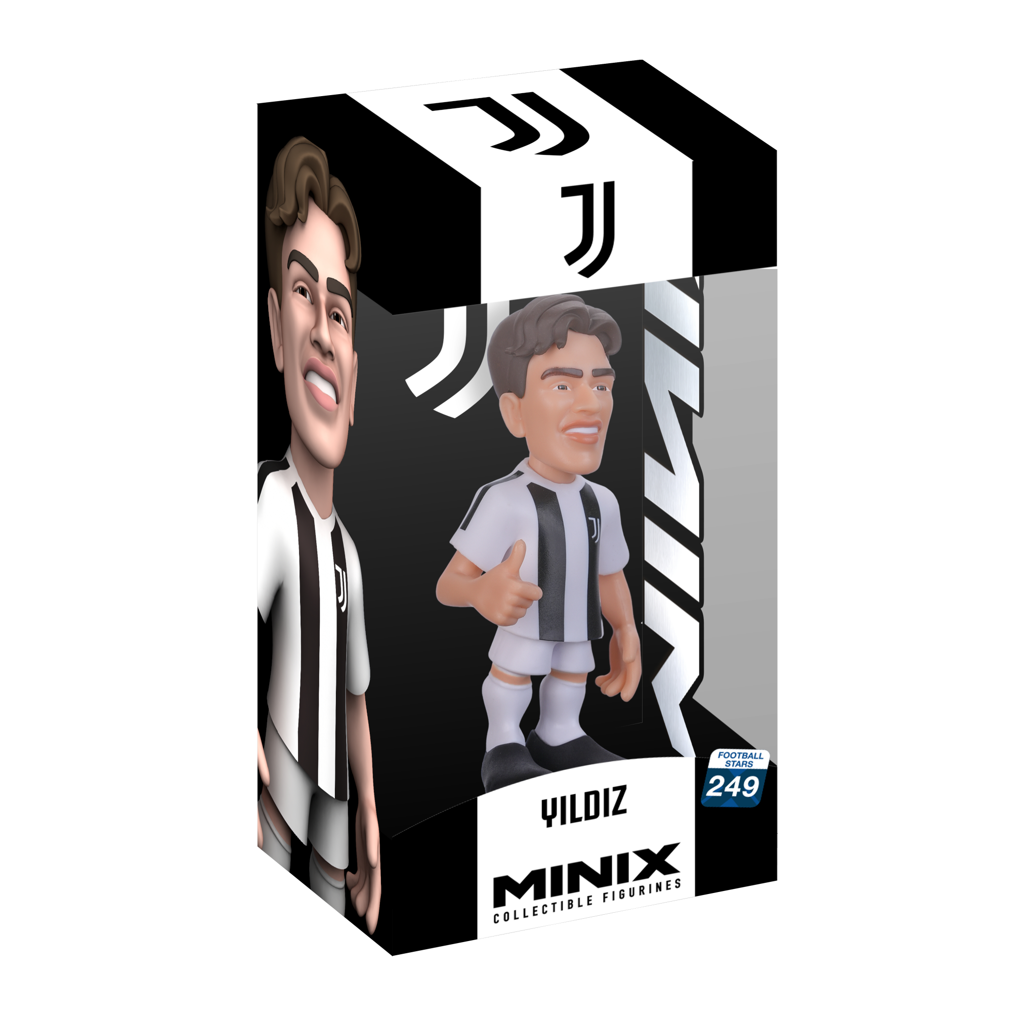 Minix 12cm Juventus FC football star collectible figurine in authentic team kit