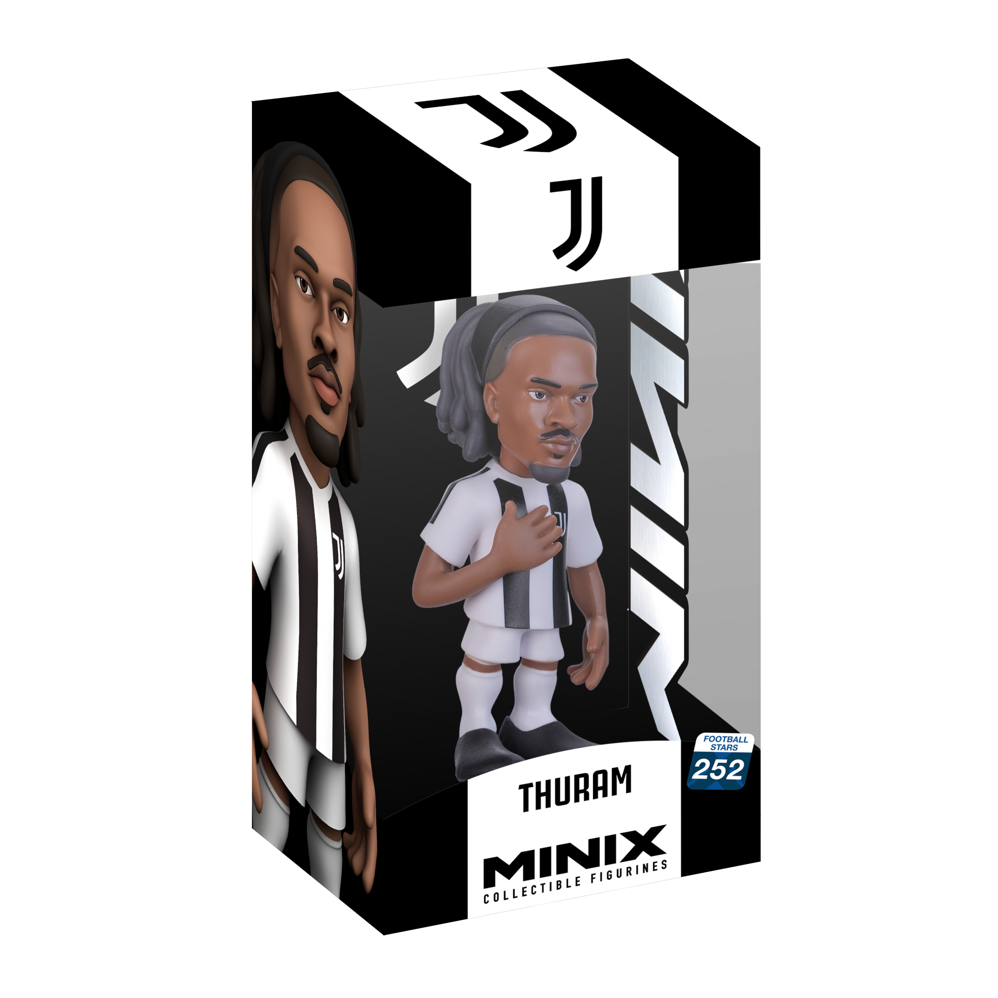 Minix 12cm Juventus FC football star collectible figurine in authentic team kit