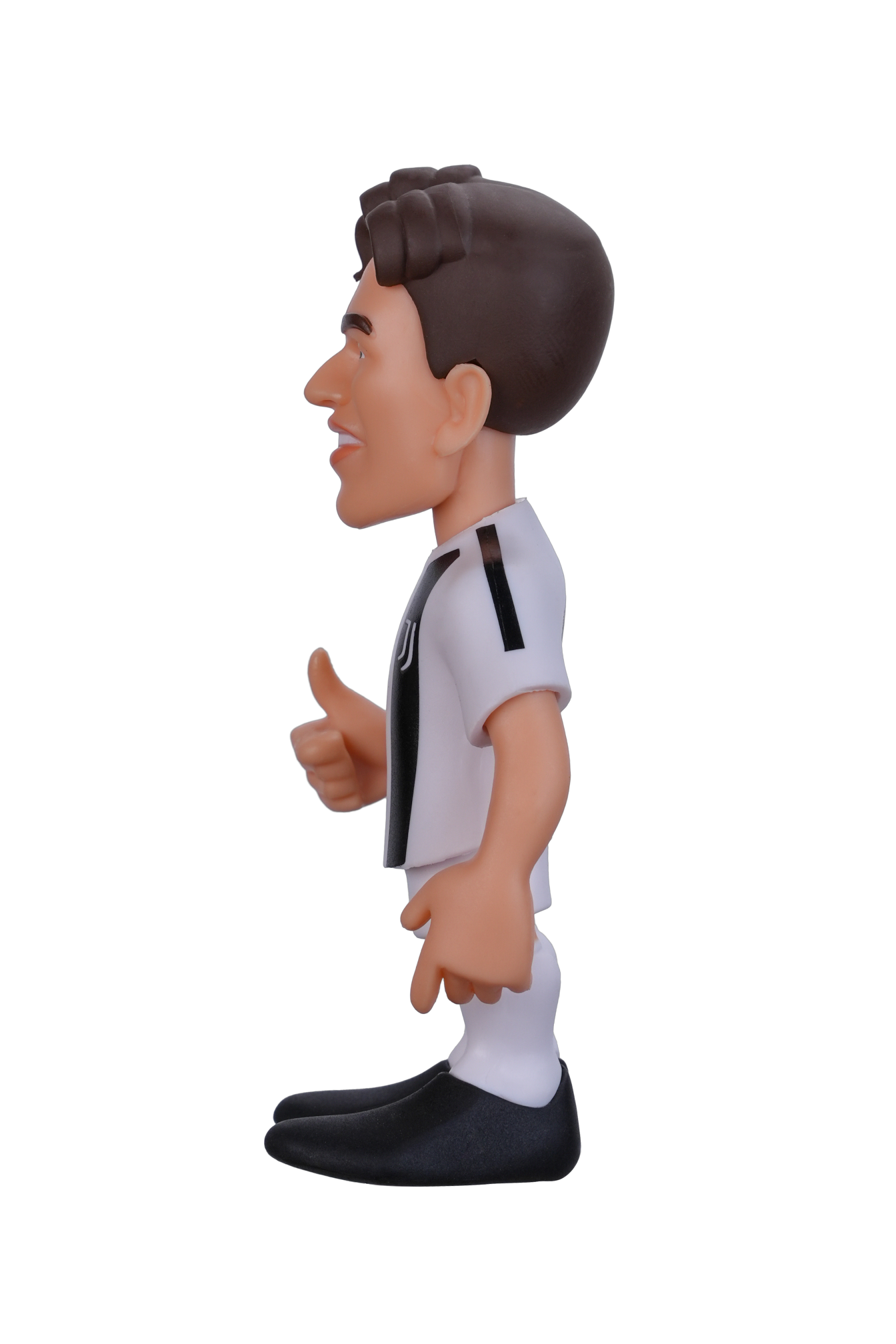 Juventus FC Minix 12cm collectible football player figurine in authentic black and white kit with detailed features