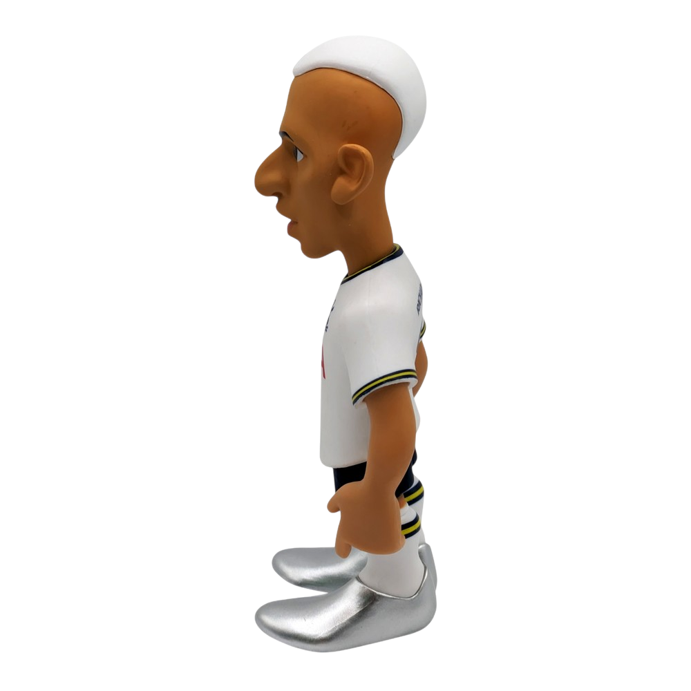Minix Richarlison Tottenham Hotspur figurine in a white football kit with dark trim, sculpted white hair and silver boots