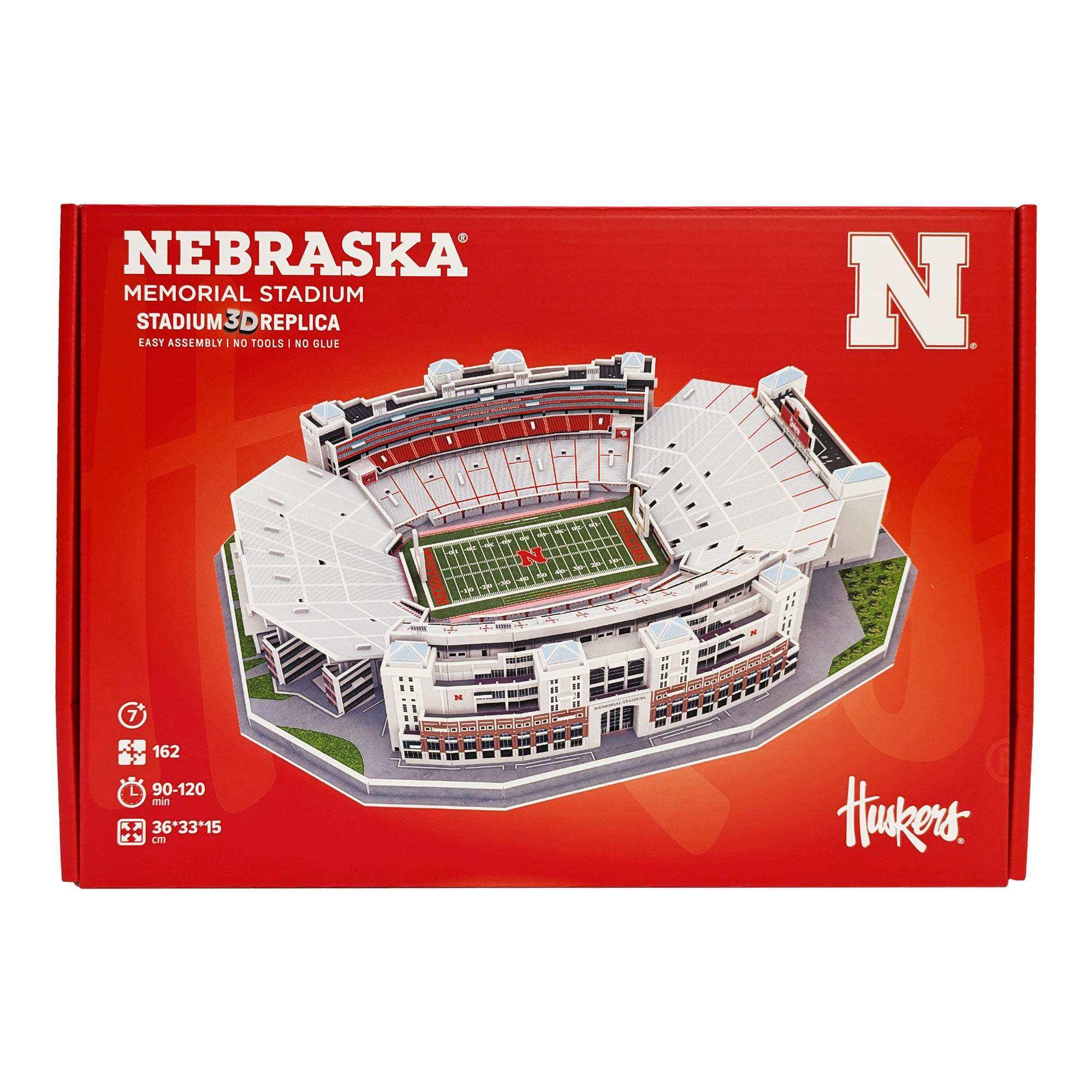 Nebraska Cornhuskers Memorial Stadium 3D puzzle model
