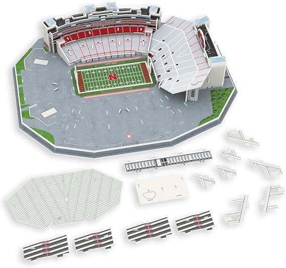 Nebraska Cornhuskers Memorial Stadium 3D puzzle model