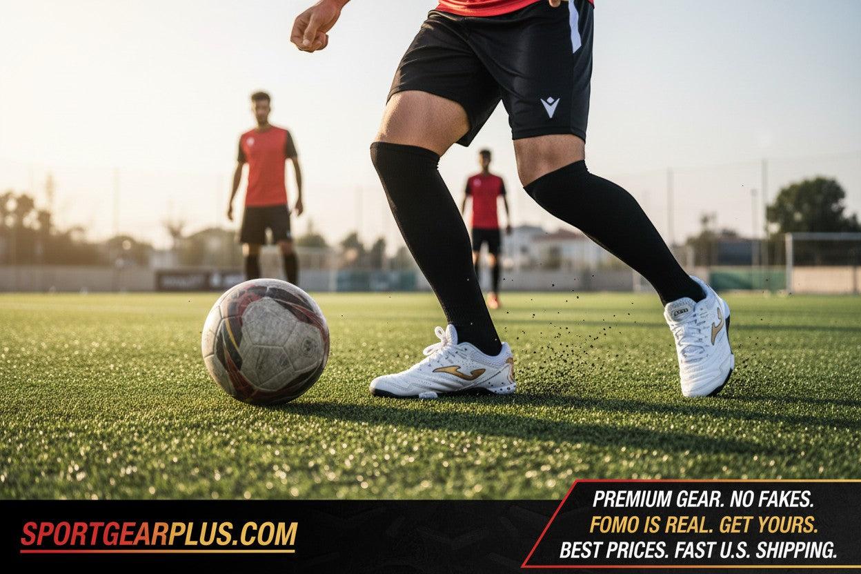 Joma Maxima turf soccer shoes designed for superior traction, lightweight performance, and stylish comfort