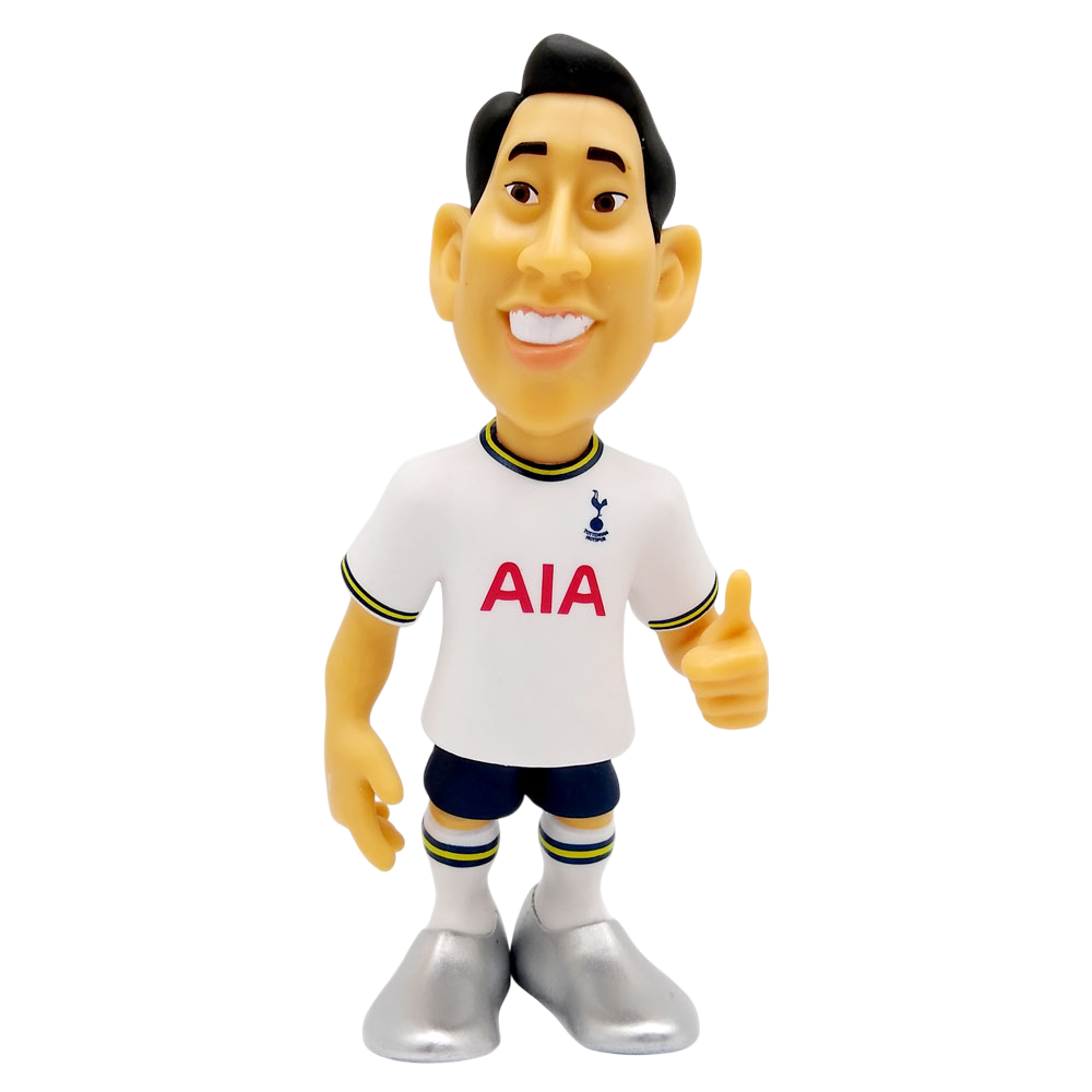 Minix Spurs collectible figurine in official Spurs kit with detailed features and thumbs up pose