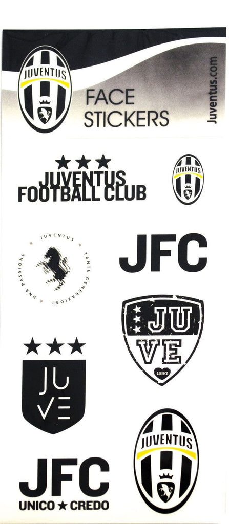 SOCCER EUROPE CLUB OFFICIALLY LICENSED FACE STICKERS - Sport Gear Plus 