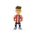 Minix Antoine Griezmann collectible figurine in Atlético Madrid home kit, 12cm tall with realistic sculpt and vibrant colors.