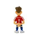 Minix Antoine Griezmann 12cm collectible figurine in Atlético Madrid home kit, rear view with name and number 8.