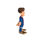 Minix Gavi FC Barcelona figurine with brown swept hair, blue and red kit, blue socks and bronze-colored boots.