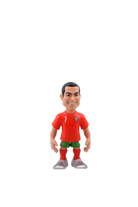 Minix Portugal National Football Team collectible figurine wearing red jersey and green shorts, 12cm tall, official licensed product.