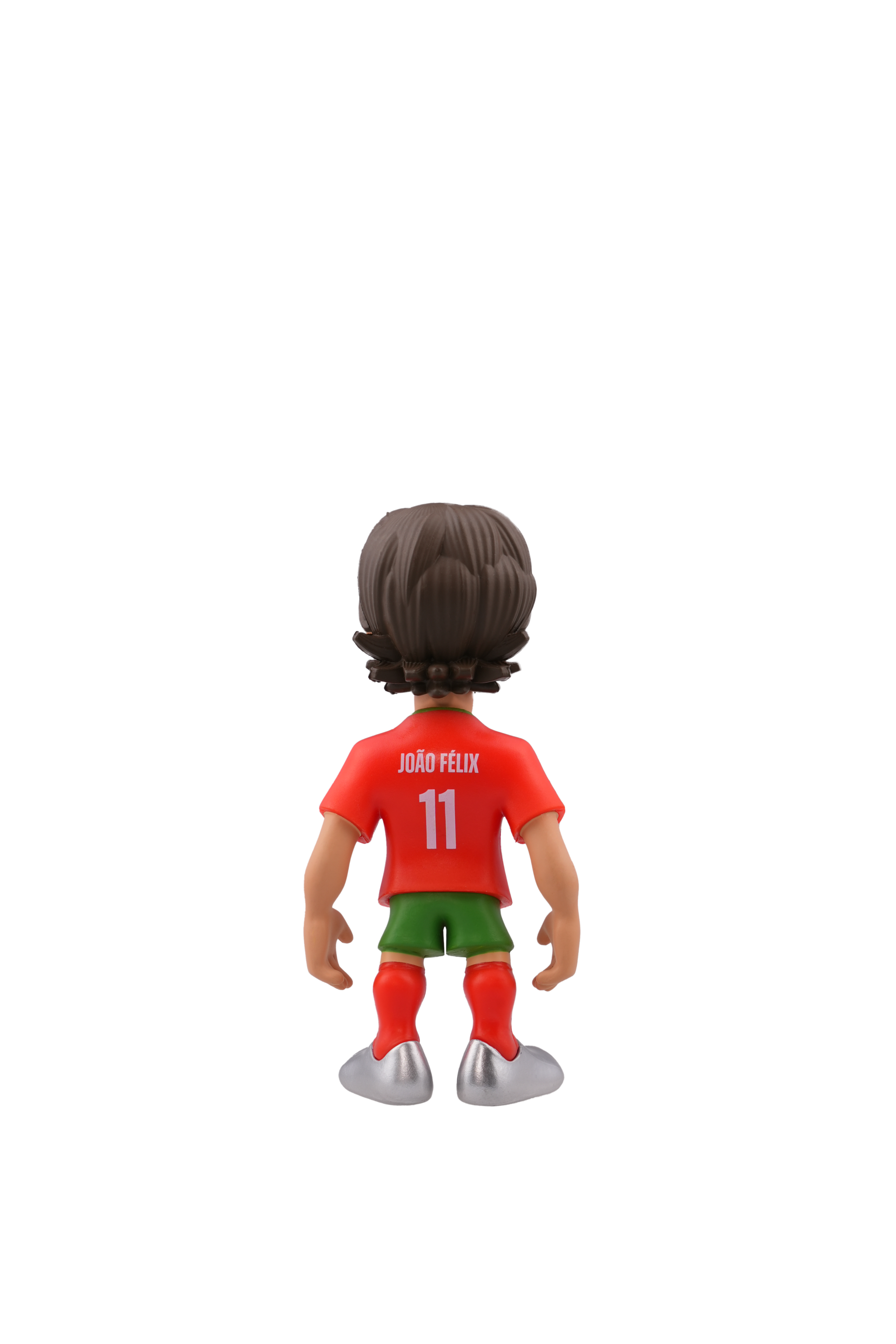 Minix Portugal National Football Team Joao Felix collectible figurine in official red and green kit, 12cm tall.